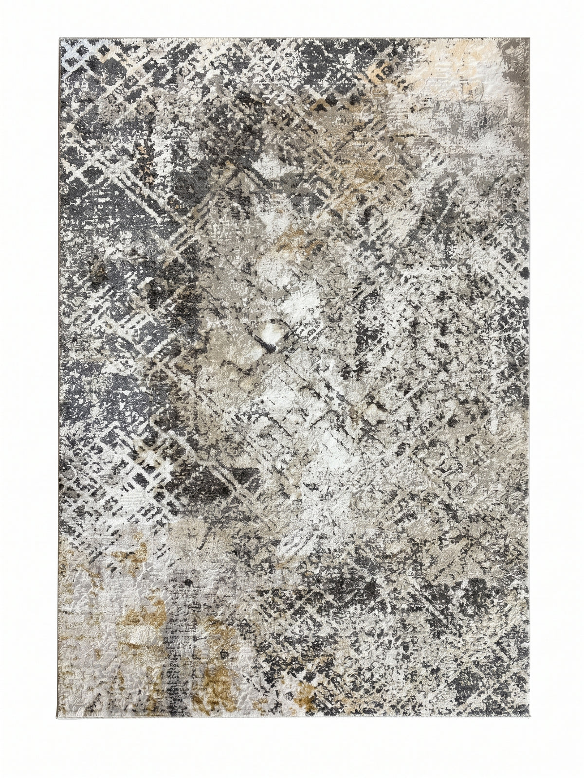 Elysian Charcoal/Gold 5 x 8 Rug