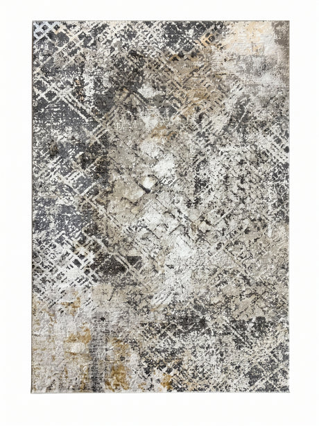 Elysian Charcoal/Gold 5 x 8 Rug