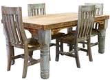 Provencia Turquoise Rustic 7-PC Dining Set