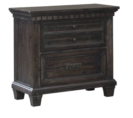 Santa Fe Weathered Grey/Oak finish 6-PC Bedroom Set