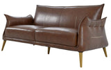 Savannah Light Brown Top Grain Leather Sofa