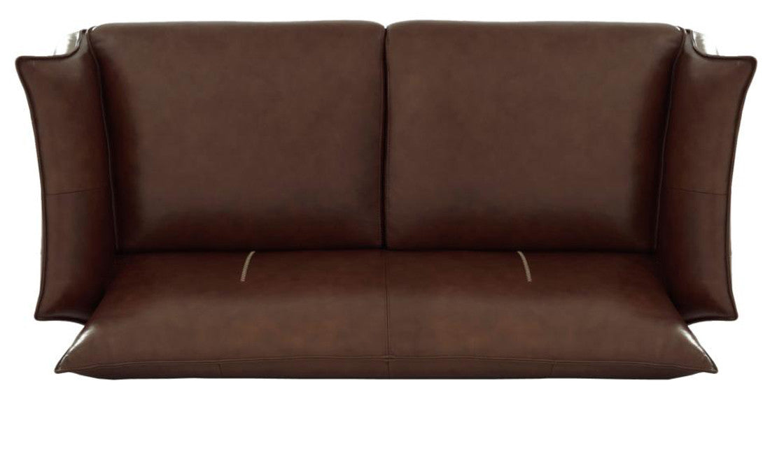 Savannah Light Brown Top Grain Leather Sofa