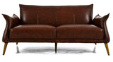 Savannah Light Brown Top Grain Leather Sofa