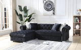 BLAIR Black 98" Wide Sectional