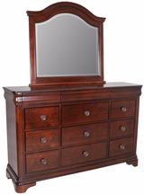 Selena Cherry Dresser With Hidden Drawers