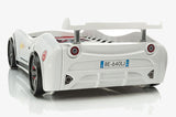 COUPE Black Lighted Race Car Bed