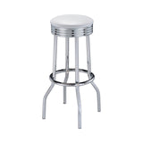 BEL AIR White 3 Piece Bar Height Set