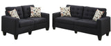 TEMPOE Black Living Room Set