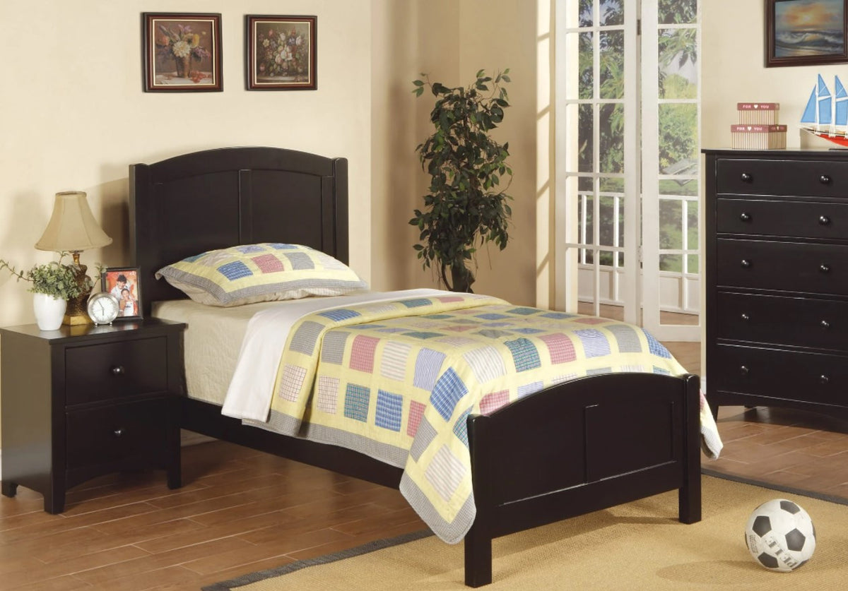 TODD Black Twin Bed