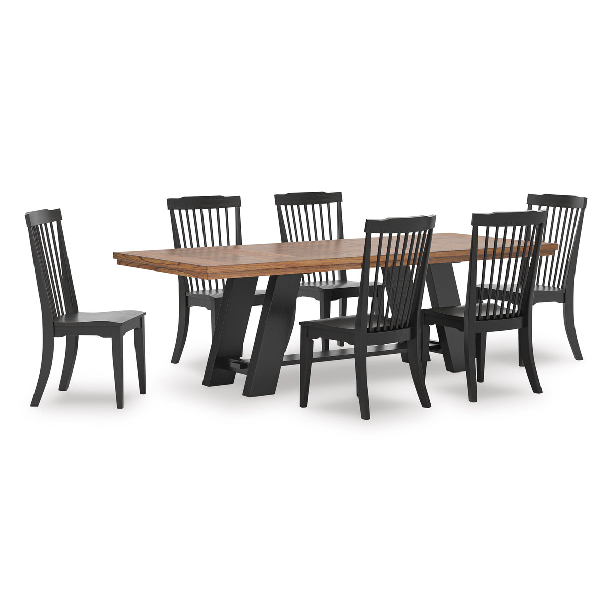 Truman Dining Table and 6 Chairs