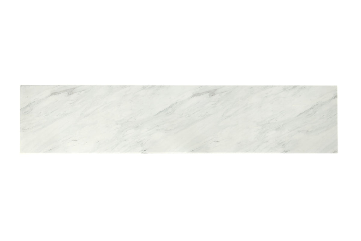 Luminary Cherry Faux Marble 83" Wide x 36" Height TV Stand with Fireplace