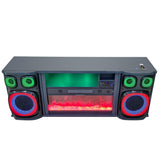 Tron 71" Wide x 25" Height Smart Fireplace TV Stand with Bluetooth Soundsystem