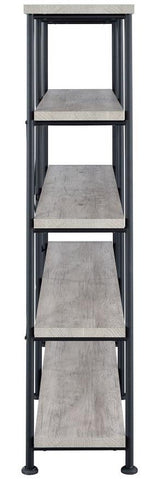 VARELA Gray 60" Wide Bookshelf