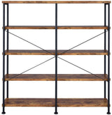 VARELA Cinnamon 60" Wide Bookshelf
