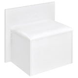 Vegas White 39.5" LED Vanity With Stool