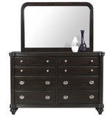 Wilhelmina Dark Espresso Platform Bed With Storage 6-PC Bedroom Set