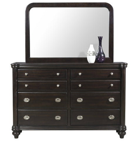 Wilhelmina Dark Espresso Platform Bed With Storage 6-PC Bedroom Set