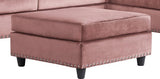 ZENNA Pink Ottoman